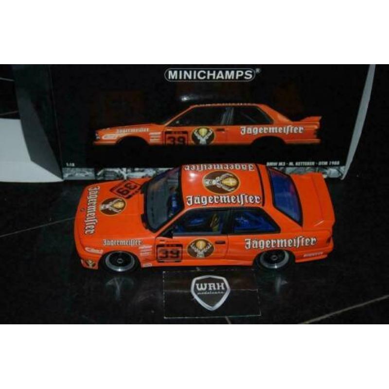 SALE BMW M3 E30 Jagermeister #39 Minichamps zie info WRH