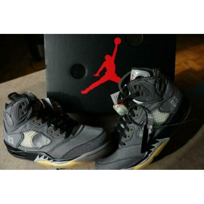 Jordan 5 Retro Off-White Black 43