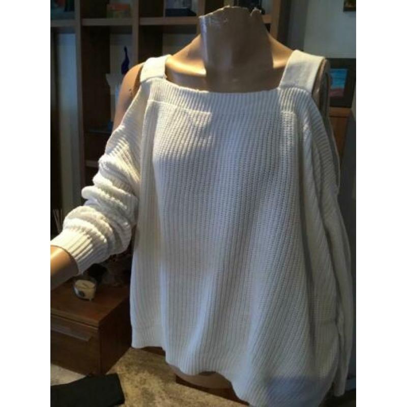 VINTAGE DRESSING trui , maat L offwhite