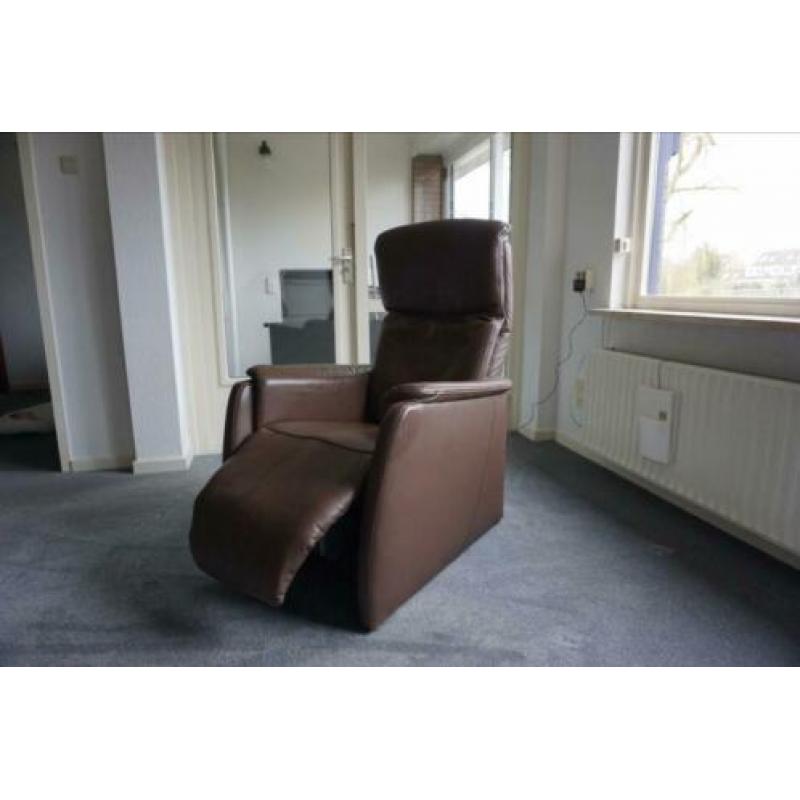 Elektrisch verstelbare relaxfauteuil (leder)