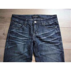 Dames jeans straight regular blauwgrijs NIEUW maat 42