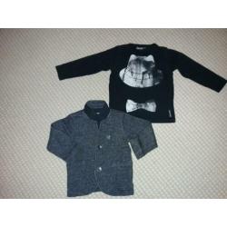 tumble n dry tumble (z8) stoere set! shirt/ blazer mt 98