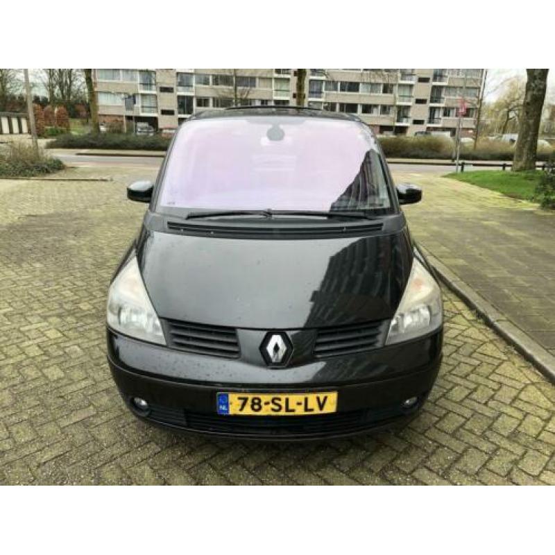 Renault Espace 2.0 16V Turbo 125KW E4 2006 Zwart Apk nieuw