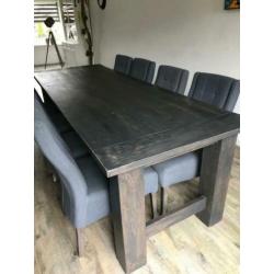 Kloostertafel, stamtafel. 261,5x94x80 lxbxh