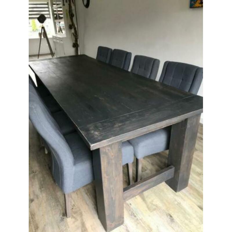 Kloostertafel, stamtafel. 261,5x94x80 lxbxh