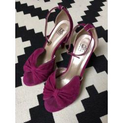 Fuchsia dames Sex and the City pumps maat 39