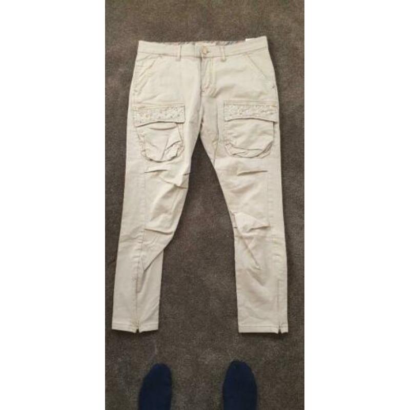 ZGAN beige RELISH worker jeans mt W30-W32 38/40, spijker