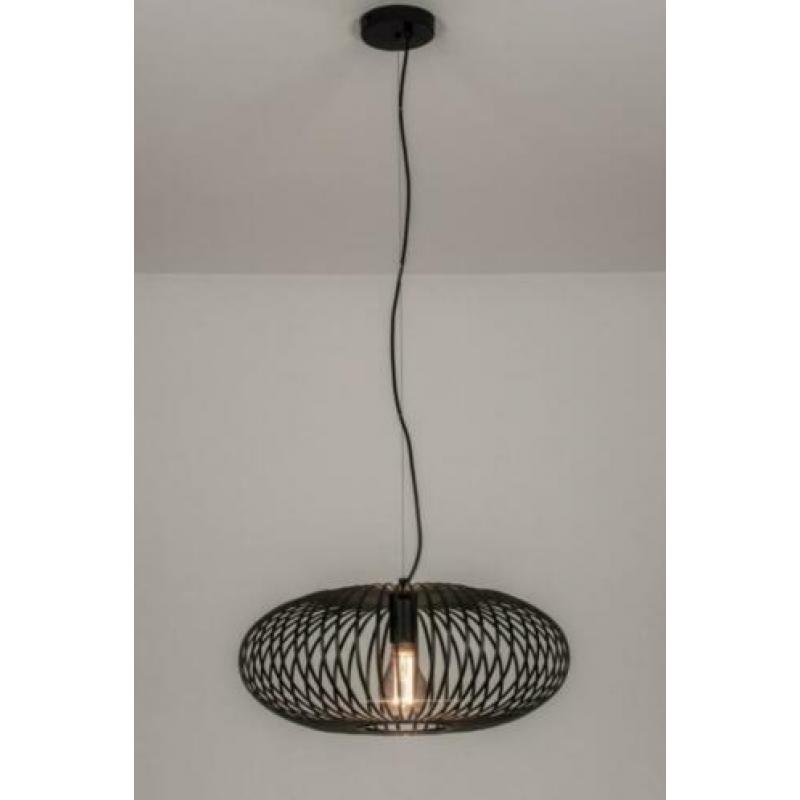 39 cm hanglamp zwart tulband salontafel eettafel tafel lamp