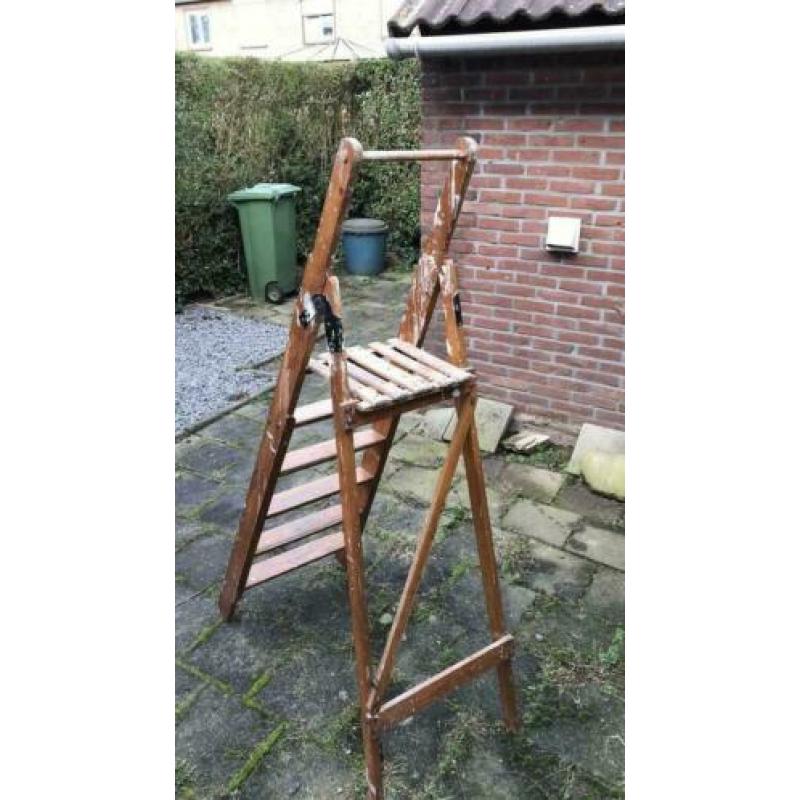 Vintage houten trap