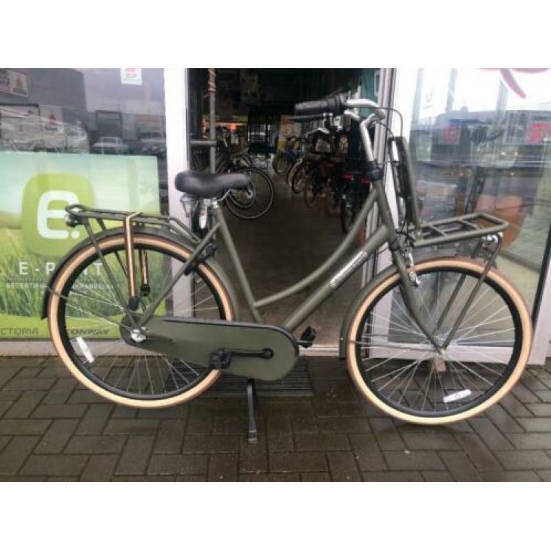 FIETSMASTER POPAL Daily Dutch Basic+ 28 N3 ARMY MAT GROEN