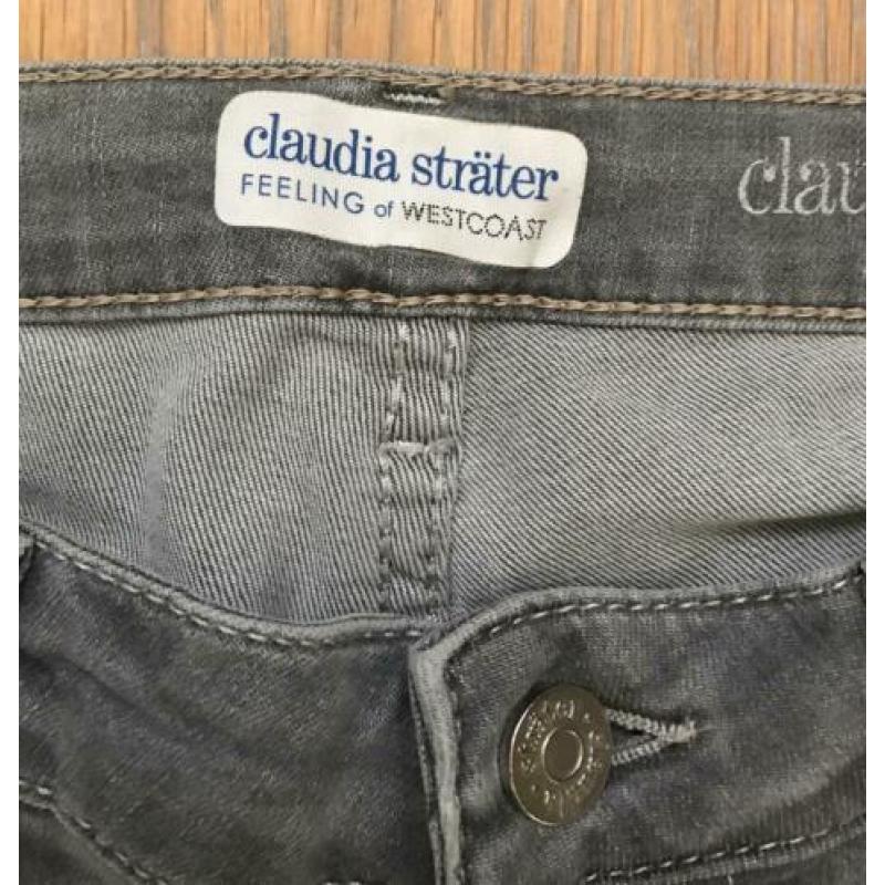 CLAUDIA STRÄTER skinny jeans, grijs, maat 38