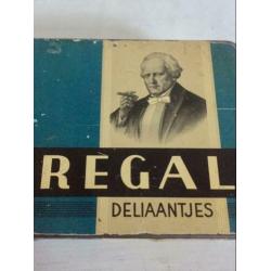 Sigarenblik Regal Deliaantjes, Vintage. Maggie’s Brocante &M