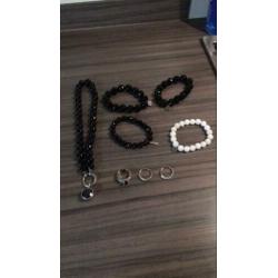 Tisento ketting, 4 armbanden en 3 ringen