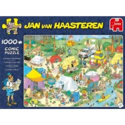 Jan Van Haasteren - Kamperen In Het Bos (1000 Stukjes)