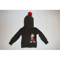 Mini Duck Disney Grumpy steentjes vest bruin maat 104