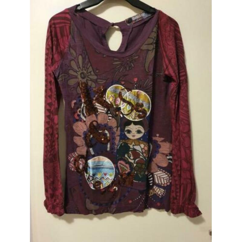 Shirt Desigual maat S, nieuw