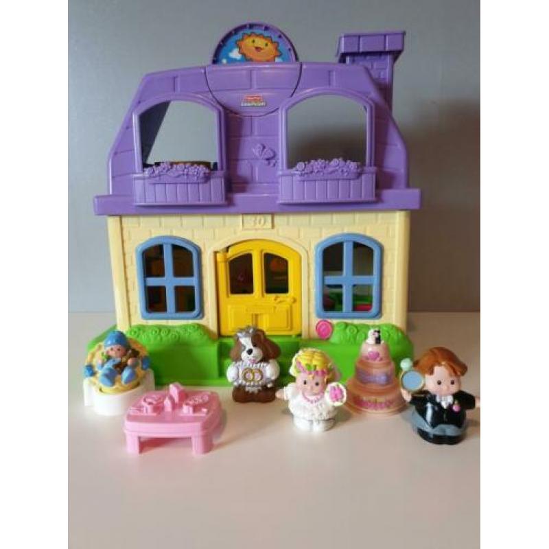 Little People speelhuis incl geluid en speelfiguren