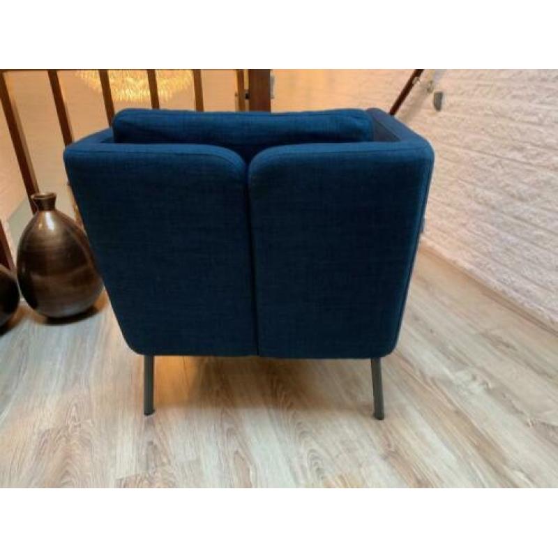 2x Fauteuil - (donker)blauw