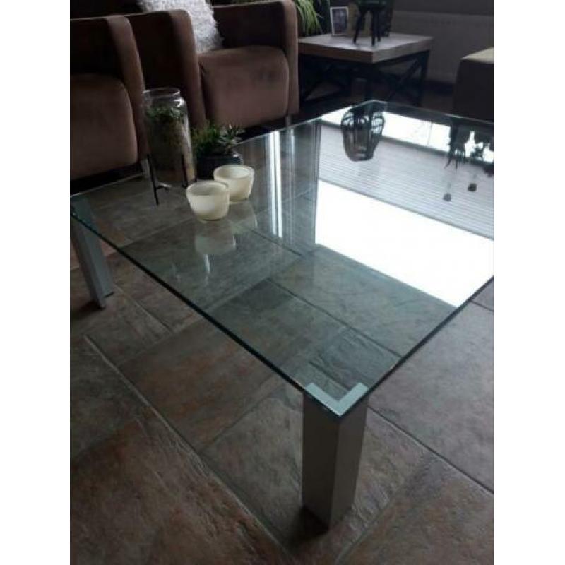 Glazen Salontafel 130x90cm | Glas | ZGAN