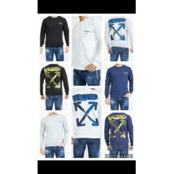 Partij Off White Truien, geen Dsquared Stone Island Fendi