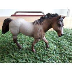 Schleich paarden grote partij, paard bruin-lichtbruin.