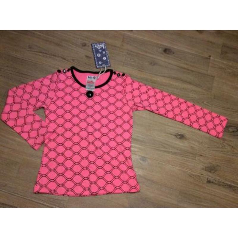 Nieuw setje set LoFff longsleeve en rokje roze merk 104