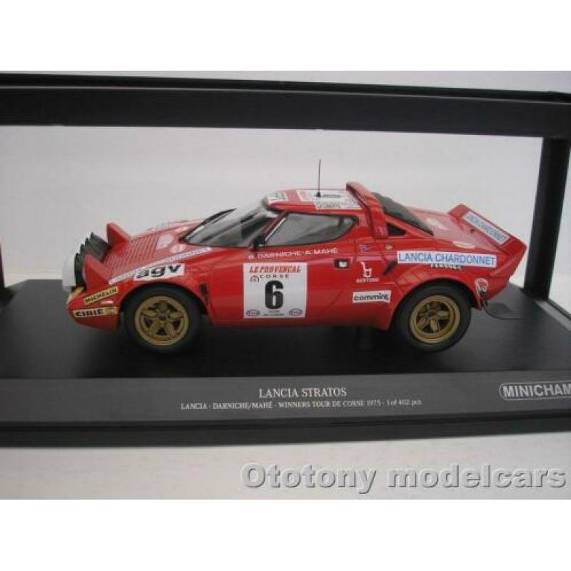 Lancia Stratos #6 Tour de Corse 1975 1/18 Minichamps