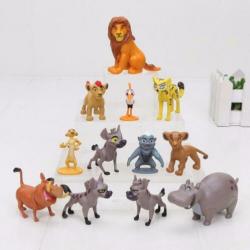 12 nieuwe Lyon King poppetjes/figuurtjes. Simba.Disney