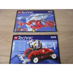 Verschillende Lego Technic bouwbeschrijvingen