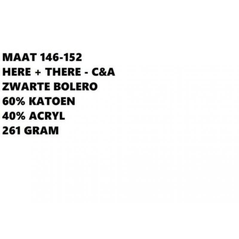 maat 146 / 152 - diverse kleding van C&A , H&M EN TEX