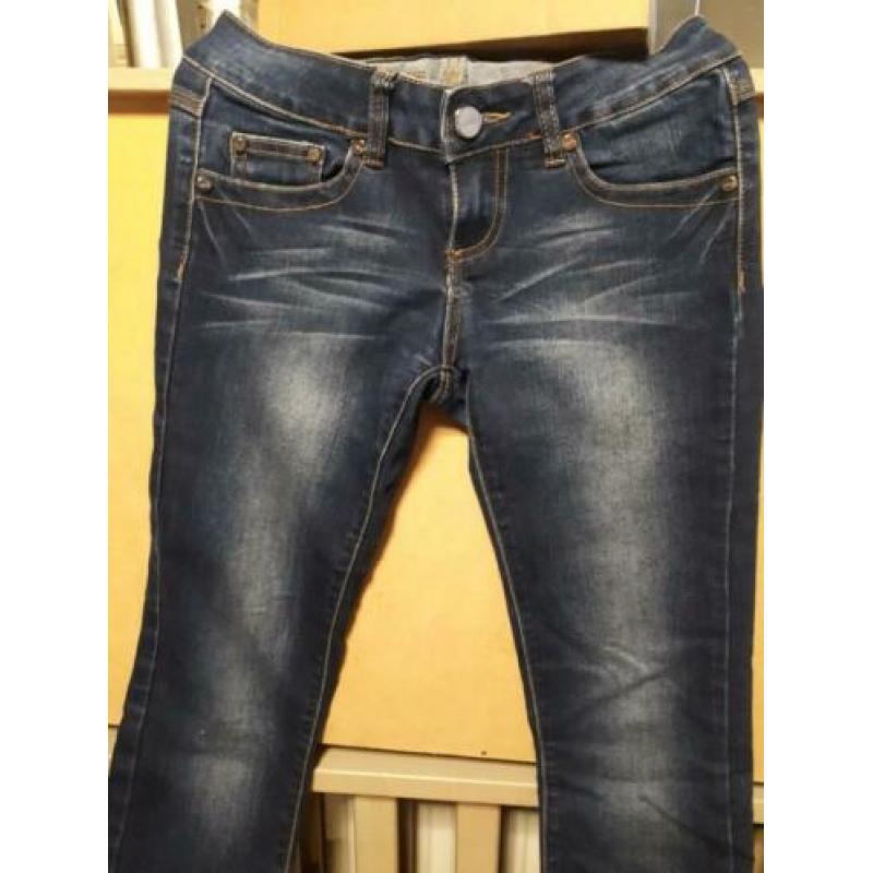 donker blauwe jeans maat XS / 34