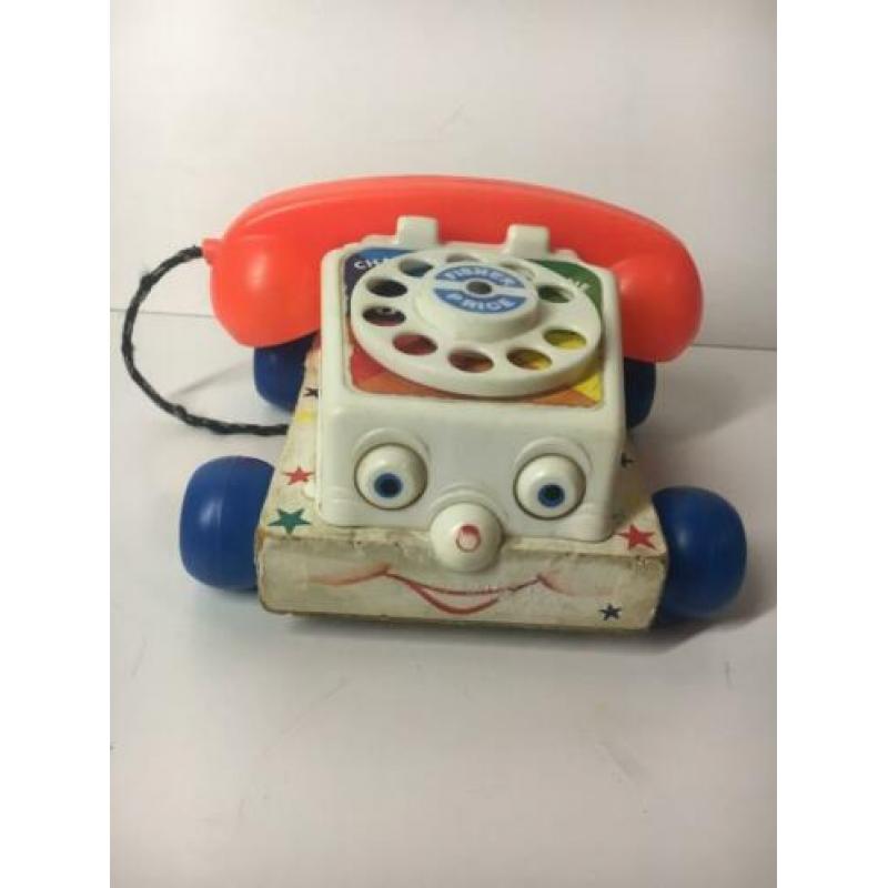 Fisher Price vintage telefoon trektelefoon 1961 cadeautip