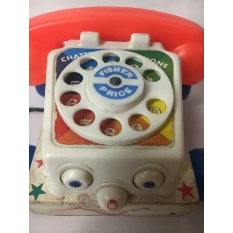 Fisher Price vintage telefoon trektelefoon 1961 cadeautip