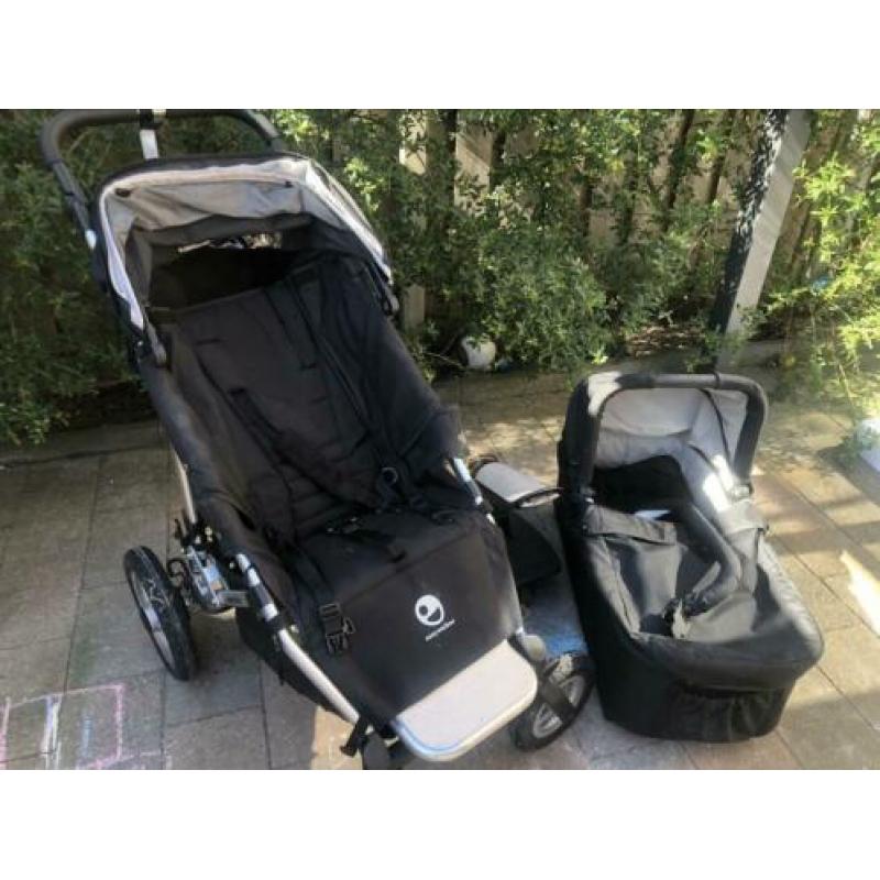 Easywalker kinderwagen incl reiswieg, opvolgstuk,voetenzak