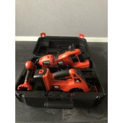 Black & Decker 18V set van 4 Machine | Boor Recipro Cirkel