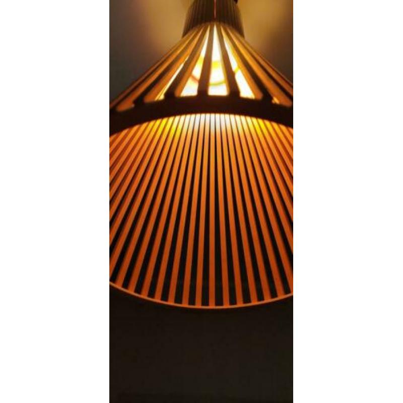 sectosecto design lamp zwart 4200 60cm hoog berkenhout