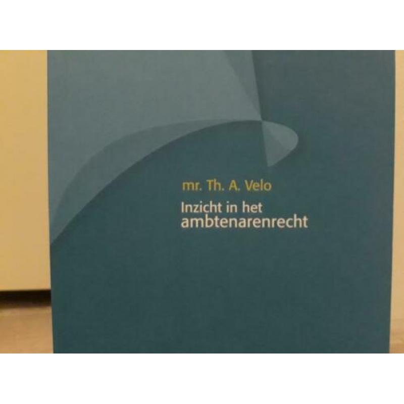 mr. Th. A. Velo - Inzicht in het ambtenarenrecht - boek 382p