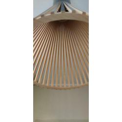 sectosecto design lamp zwart 4200 60cm hoog berkenhout