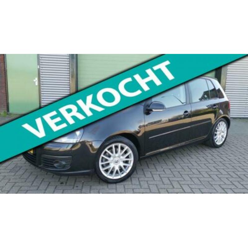 Volkswagen Golf 1.4 TSI GT 125KW 5D 2007 Zwart NAVI*NAP*APK