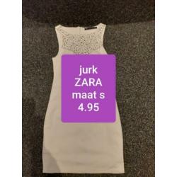 Ecru jurk ZARA maat 36