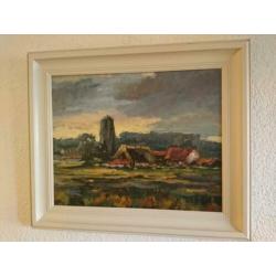 schilderij Ricky Damen - Brabants Landschap (peel)