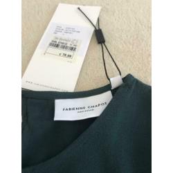 NIEUW! Groene Fabienne Chapot blouse maat L.