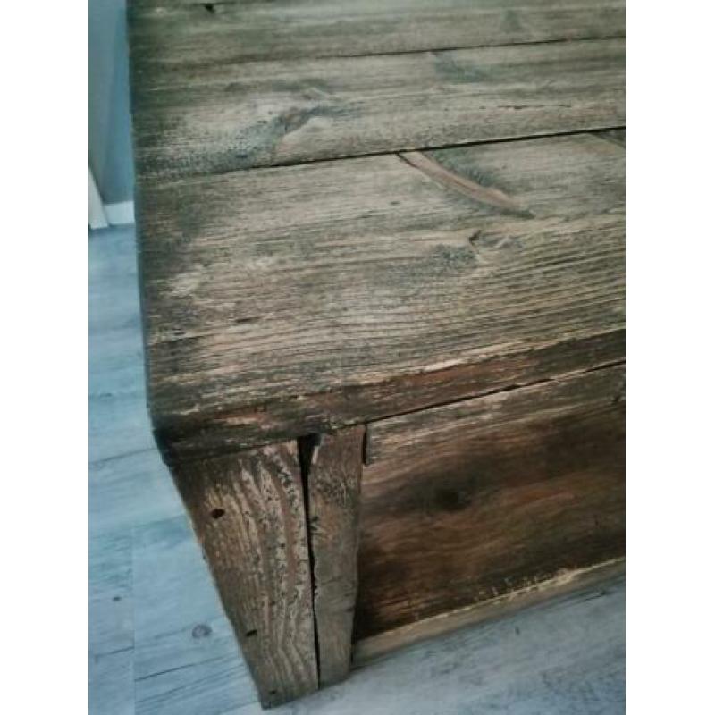 Salontafel hout old look tafel