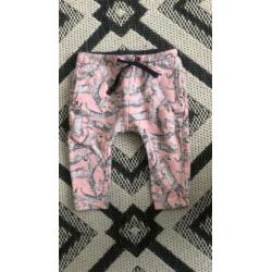 Noppies baby roze katten broek maat 68 poezen kitten girl