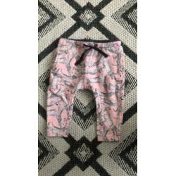 Noppies baby roze katten broek maat 68 poezen kitten girl