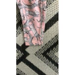 Noppies baby roze katten broek maat 68 poezen kitten girl