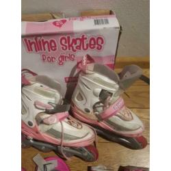 Inline skates en schaatsen Nijdam incl doos mt 34 35 36 37