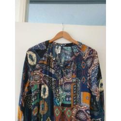 MISS ETAM Blouse Shirt print M/38 ?PRIJS €7,50?