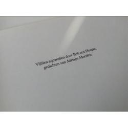 Boek met foto's van aquarellen Bob ten Hoope- gesigneerd