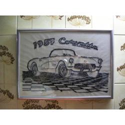 op doek corvette stingray